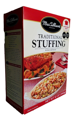 Mrs Cubbinson´s Stuffing Relleno Para Pavo Sazonador  340g