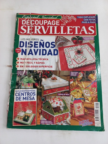 Revista Decoupage Servilletas Navidad Sum. Foto 2 Año 2009