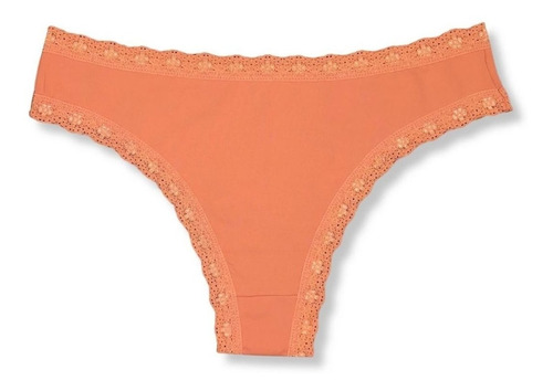 Kit C/ 3 Calcinha Tanga Renda Frontal Transparente Michelle