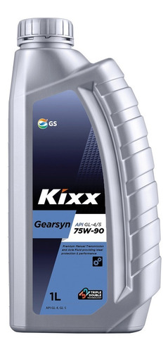 Aceite Transmisión Manual Kixx Gearsyn Gl4/gl5 75w-90 1l/3pz