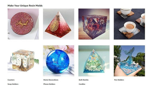 Molde Epoxi De Silicona De Pilar De Cristal Para Resina Epox
