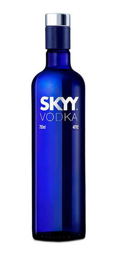 Imagen 1 de 1 de Vodka Skyy 750cc Pack  Por 3 Unidades