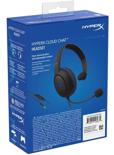 Auriculares Hyperx Cloud Stinger Para Juegos Ps5 Ps4 Black