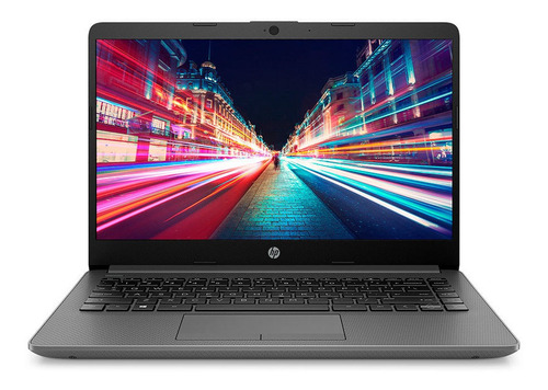 Notebook Hp 14-dk1016la Amd Athlon 14 3050u 4gb 256gb Win 10 Color Gris pizarra