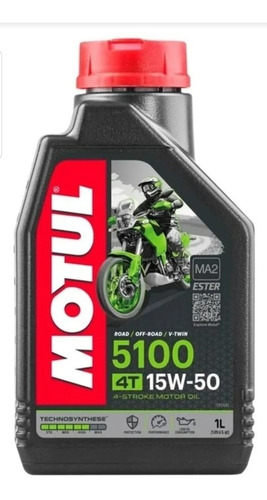 Aceite Motul 5100 4t 15w50 Semi-sintetico Mr Motos