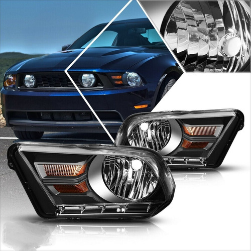 Faros Para Ford Mustang 2010 2011 2012 2013 2014