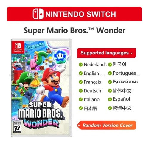 Super Mario Bros. Wonder Nintendo Switch Juegos
