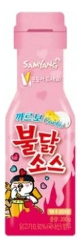 Salsa Coreana Picante Carbonara Rosa Buldak 200g. De Samyang