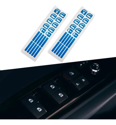2 Pegatinas Luminosas Para Interruptor Azul