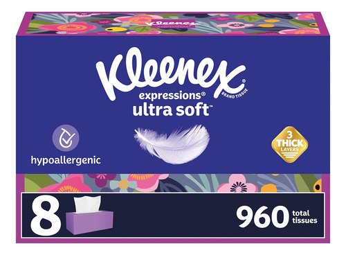 Kleenex Expressions - Panuelos Faciales Ultra Suaves, Tejido