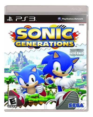 Imagem 1 de 6 de Sonic Generations Standard Edition SEGA PS3  Físico