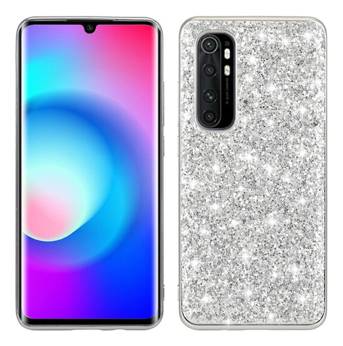 Funda Glitter Tpu Strass Para Xiaomi Mi Note 10 Lite 