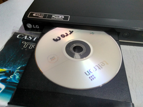 Reproductor De Dvd LG Dv452 Funcionando!! No Anda El Control (Usado)