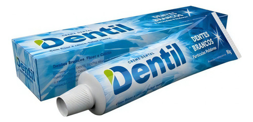 Creme Dental Dentil 90g Dentes Brancos Sem Parabenos Vegano