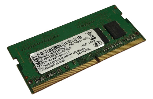 Memória Smart Notebook 4gb Ddr4 Pc4 2133p Sa-1-11 1rx8