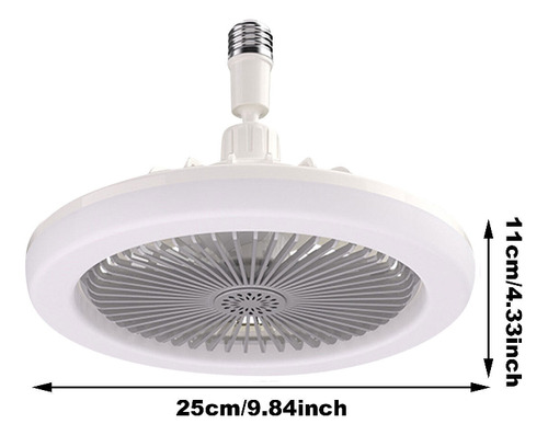 Lámpara De Techo Con Ventilador De Techo Con Luz Integrada