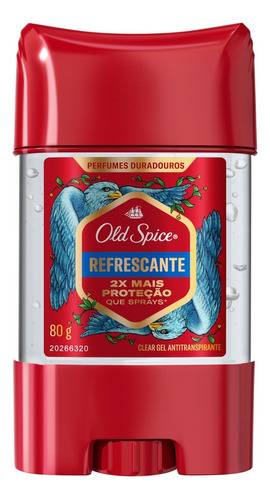 Desodorante em gel antitranspirante refrescante 80g Old Spice