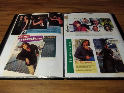 Ricky Martin * Carpeta Recortes Revistas Clippings (Usado)