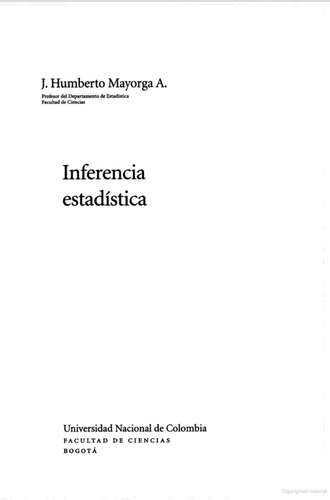 Libro Inferencia Estadistica *cjs