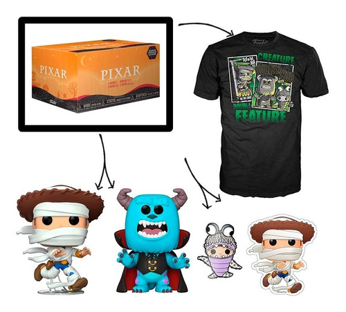 Funko Pop Caja Pixar Halloween - Disney