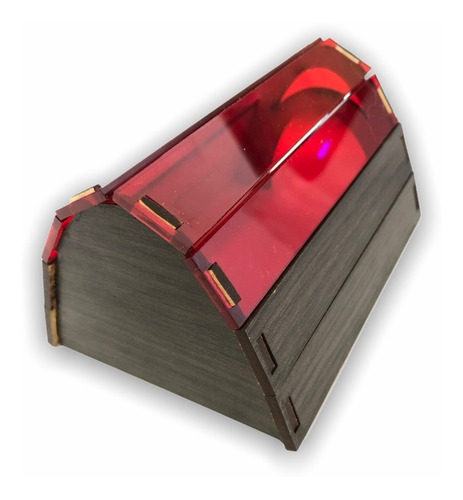 Imagen 4 de 6 de Casita De Madera Para Hamster Topo Ruso Jerbo Techo Acrilico