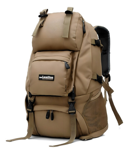 Mochila Reforçada Impermeável De Lona Camping Tatica Militar