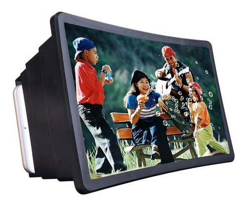 Celular Screen Lupa 3d Proyector Pantalla Negro