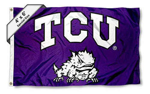 Tcu Horned Frogs 4 Ft X 6 Ft Flag