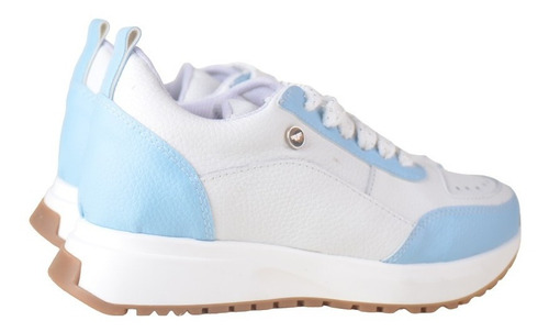 Imagen 6 de 8 de Zapatillas Urbanas De Cuero De Mujer Livianas Laki - Ferraro