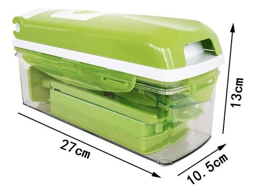 Cortador Mandolina Rallador Multiple Para Frutas Verduras