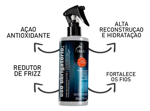 Kit Truss Equilibrium - Sha + Cond + Uso Obrigatório 260ml