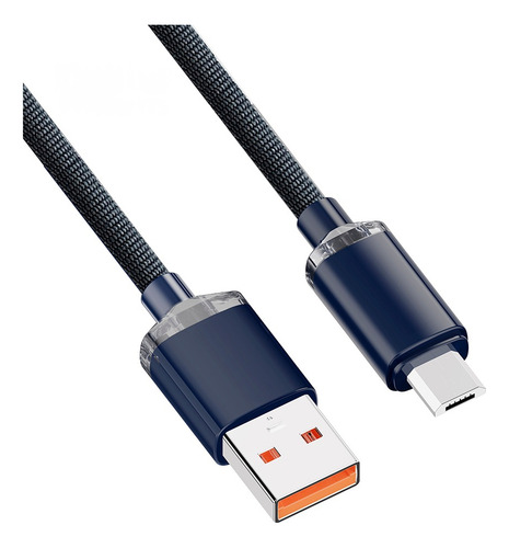 Cabo Turbo Carregamento Micro Usb V8 Para Android 2 Metros