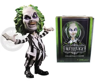 fantasia os fantasmas se divertem Boneco Beetlejuice - Os Fantasmas Se Divertem - Mezco Toys