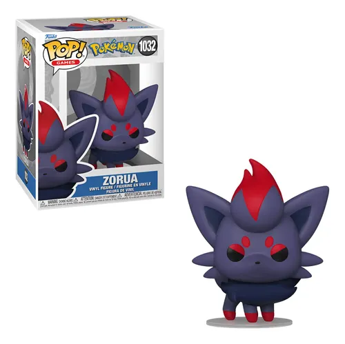 Funko Pop Games Pokemon S7 - Zorua 1032 | MercadoLivre