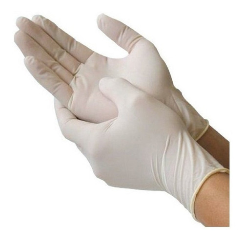 Imagen 4 de 10 de Guantes De Latex Descartable X 100u Todos Los Talles C/anmat