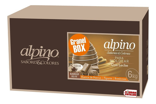 Chocolate Alpino Caja 6 Kg - Ciudad Cotillón