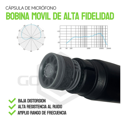Microfonos Gc Tk400 Inalambricos 4 Canales Sistema Mano Uhf