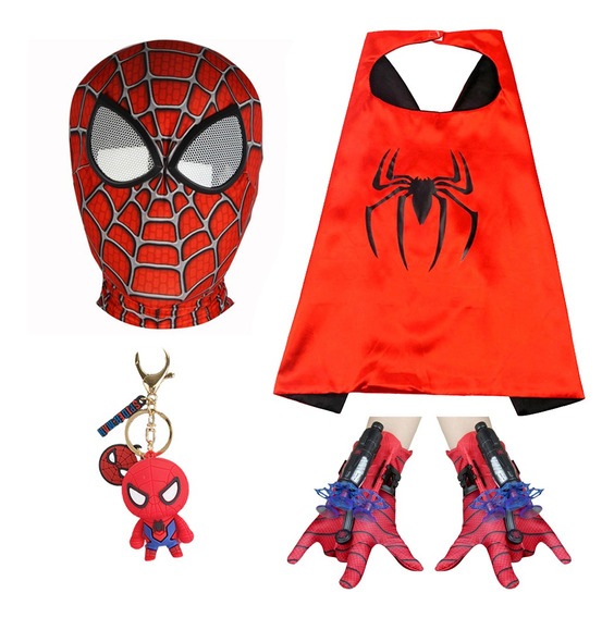 #5pcs Máscara De Disfraz De Capa De Spiderman Para Niños #5pcs Máscara De Disfraz De Capa De Spiderman Para Niños