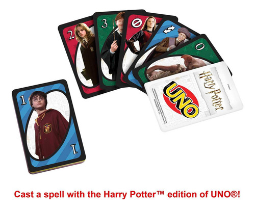 Juegos Mattel Uno Harry Potter Juego De Cartas En Lata De Y