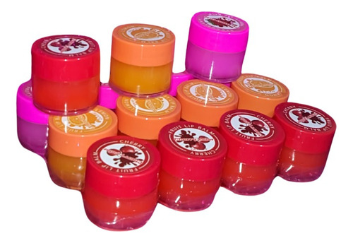 Caja De 12 Balsamos Hidratantes Con Vitaminas-de Colores