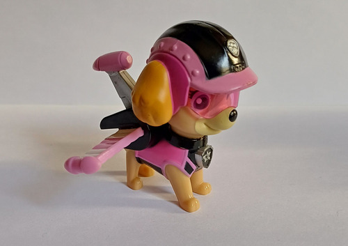 Skye Paw Patrol Con Traje Rosa Y Negro Figura De Acción (Usado)