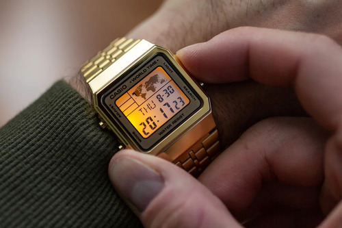 Reloj Casio A-500wga-9d Vintage Casio Centro Envio Gratis