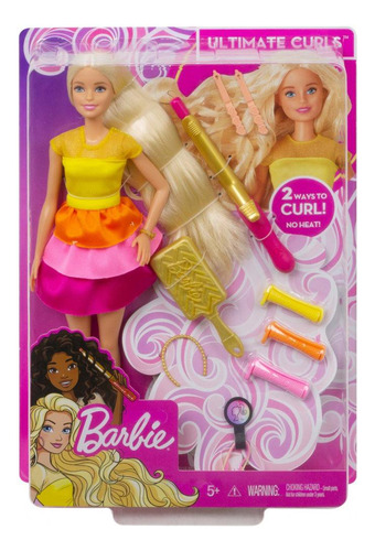 Muñeca Barbie Ultimate Curls Rubia Diferentes Peinados / G