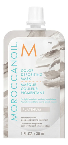 Máscara Con Color Platinum Moroccanoil 30ml