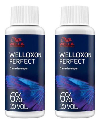 Emulsão Welloxon Ox Perfect 60ml 20vol - Kit Com 2un