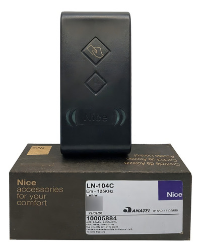 Leitor De Proximidade Rfid Ln-104c 125khz Nice Linear-hcs