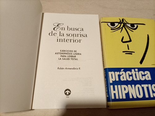 Libro. Dos Ejemplares Sobre Hipnotismo E Hipnosis. (Usado)