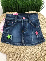 Comprar Polleras De Jean Niñas. Ropa Verano