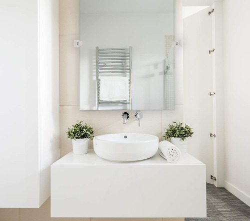 Hamilton Hills Grande Squared Moderna Pivote Rectangular Esp