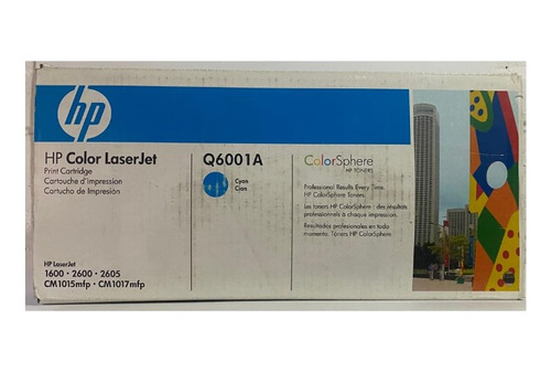 Toner Hp Modelo Q6001a Color Cyan